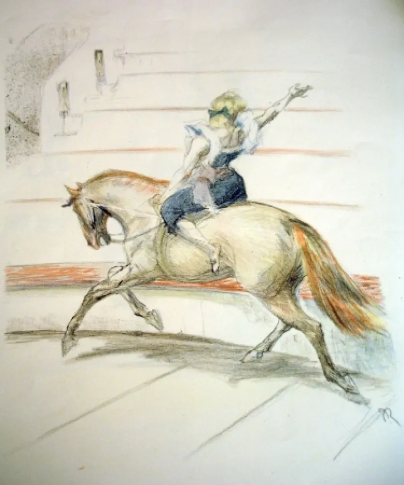 Lithograph Roig - Cirque / Circus