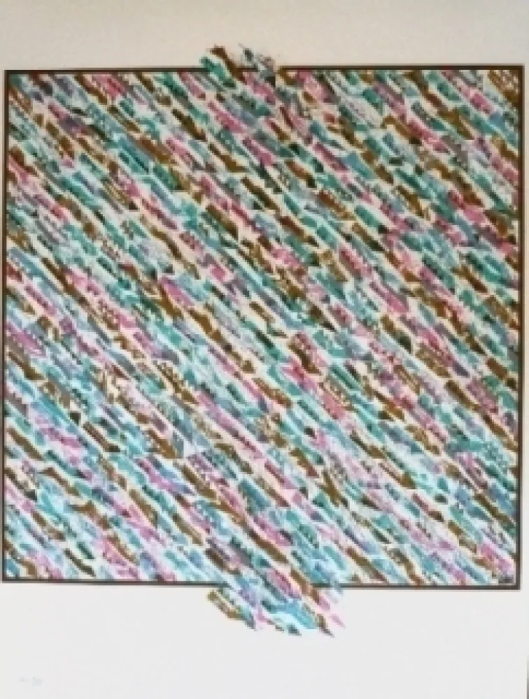 Lithograph Rojo - Barcelona