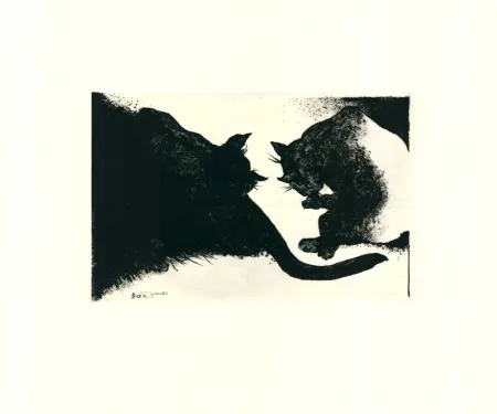 Drypoint Rose - Nightcats