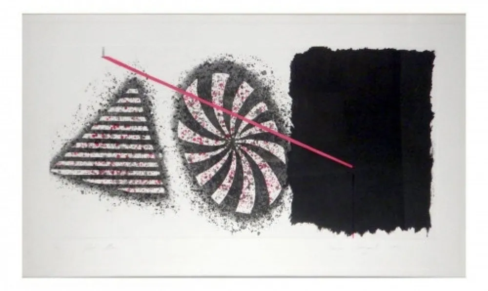 Etching Rosenquist - Black Star