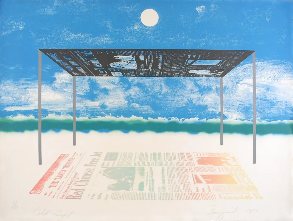 Lithograph Rosenquist - Cold Light