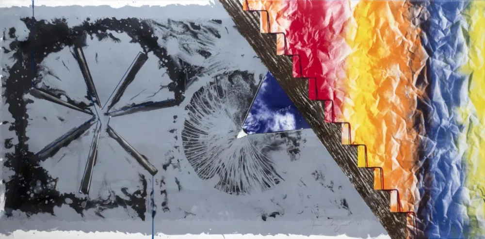 Lithograph Rosenquist - Derriere L'Etoile