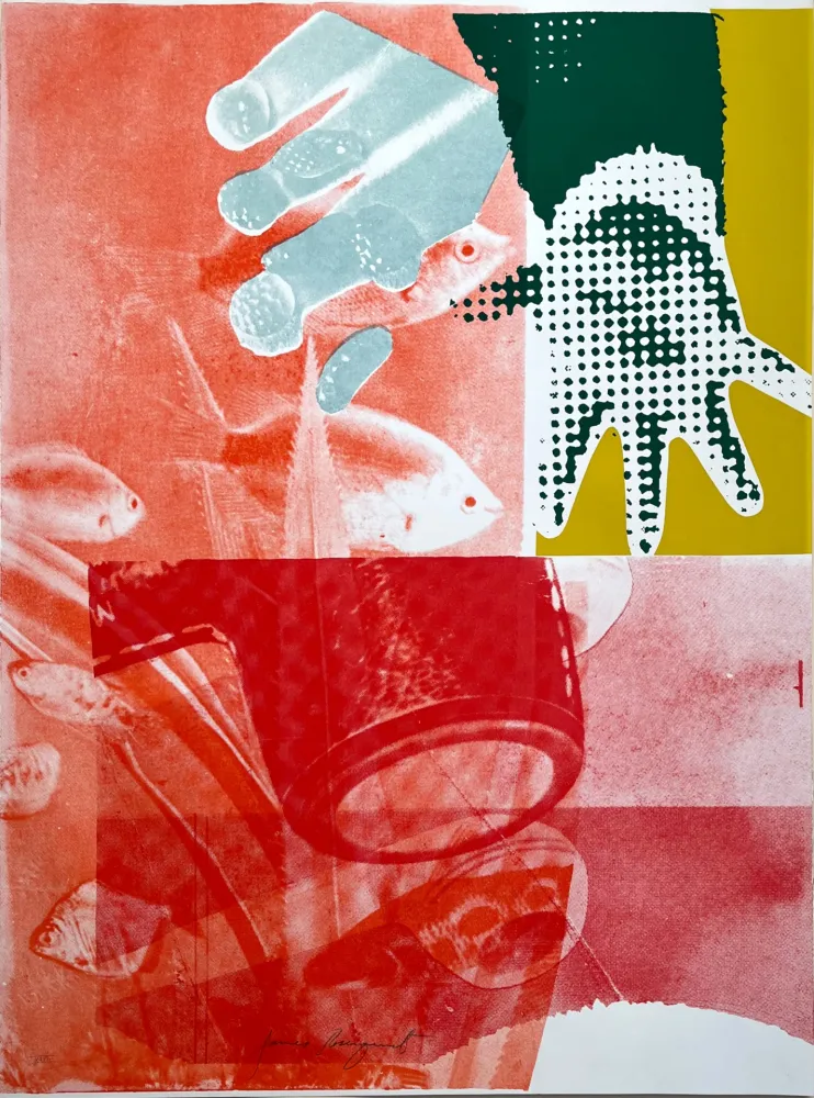 Screenprint Rosenquist - For Love