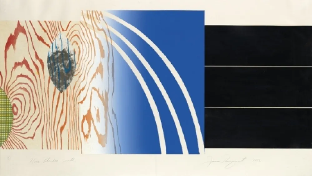 Lithograph Rosenquist - Horse Blinders (North)