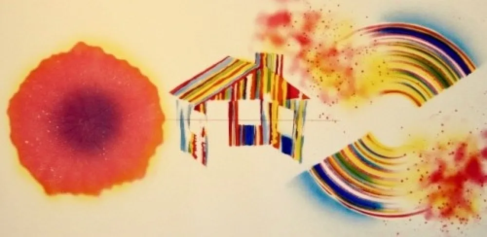 Etching And Aquatint Rosenquist - Hot Lake (State I)