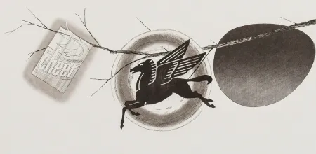 Etching And Aquatint Rosenquist - Spring cheer (second state)