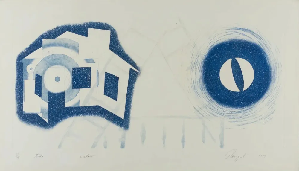 Etching And Aquatint Rosenquist - Tide