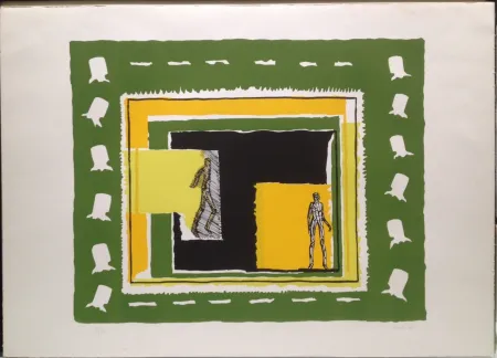 Lithograph Rossello - Composizione