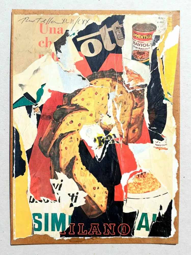 Lithograph Rotella - ...all'italiana