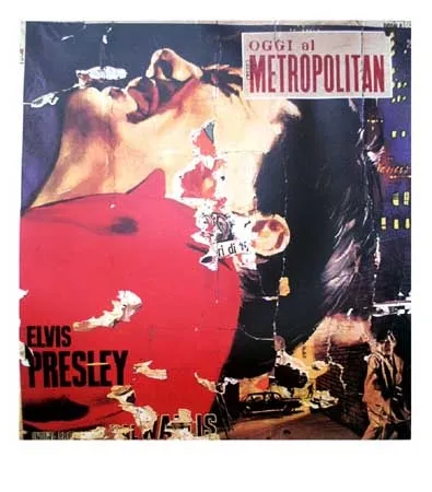 Screenprint Rotella - Assalto nella notte