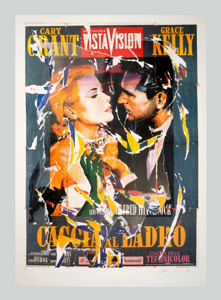 Screenprint Rotella - Caccia al ladro