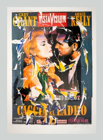 Screenprint Rotella - Caccia al ladro