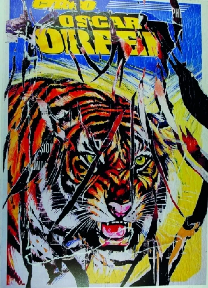 Screenprint Rotella - Circo Orfei