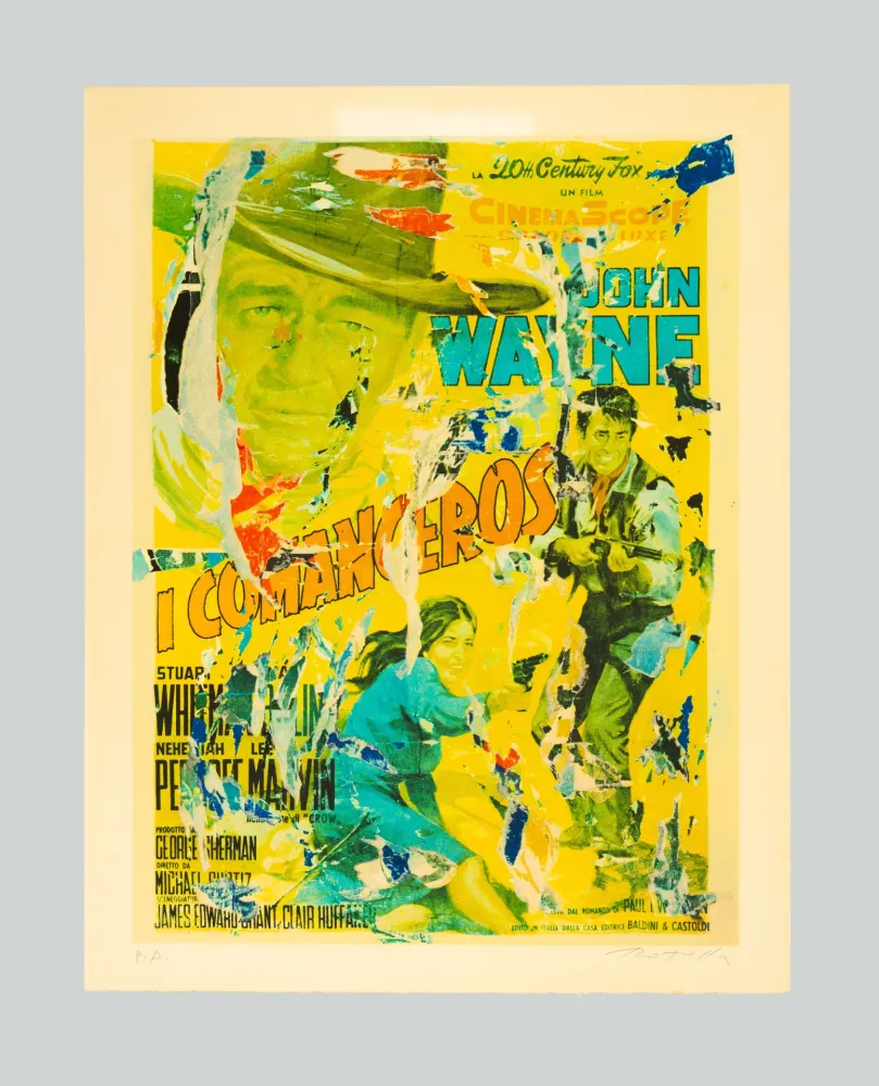 Screenprint Rotella - Comanceros