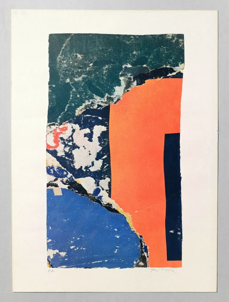 Lithograph Rotella - Composizione