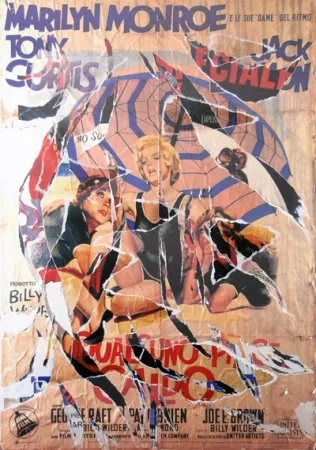 Screenprint Rotella - Dame del Ritmo (Marilyn Monroe)