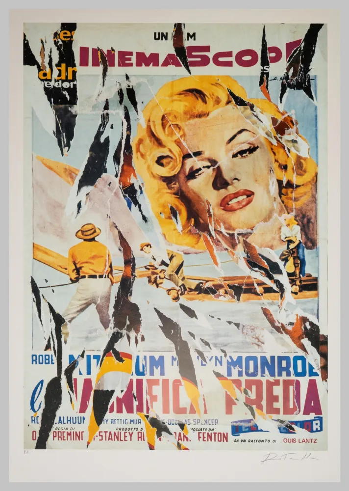 Screenprint Rotella - La magnifica preda