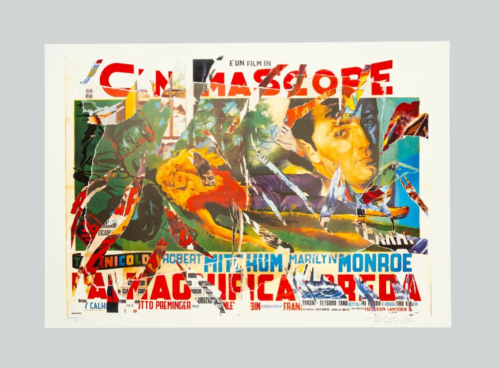 Screenprint Rotella - La magnifica preda