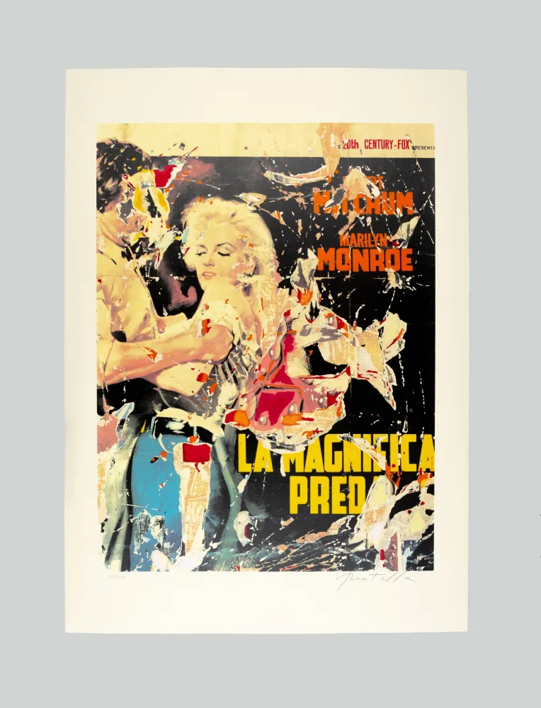 Screenprint Rotella - La magnifica preda