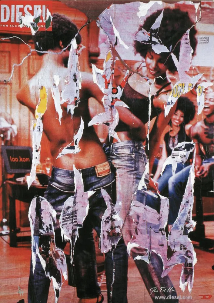 Screenprint Rotella - La Moda Gaia