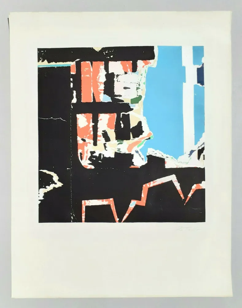 Lithograph Rotella - Manifesto