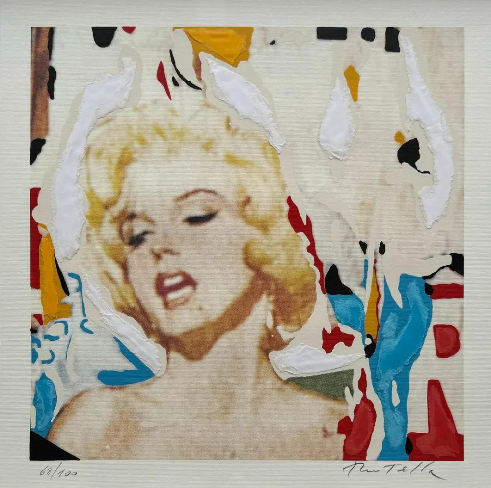 Screenprint Rotella - Marilyn, I Volti III