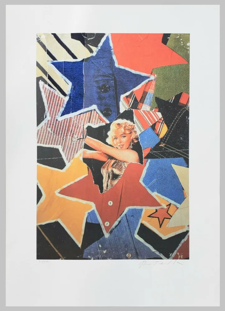 Lithograph Rotella - Marylin Monroe