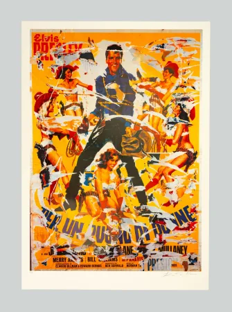 Screenprint Rotella - Per un pugno di donne