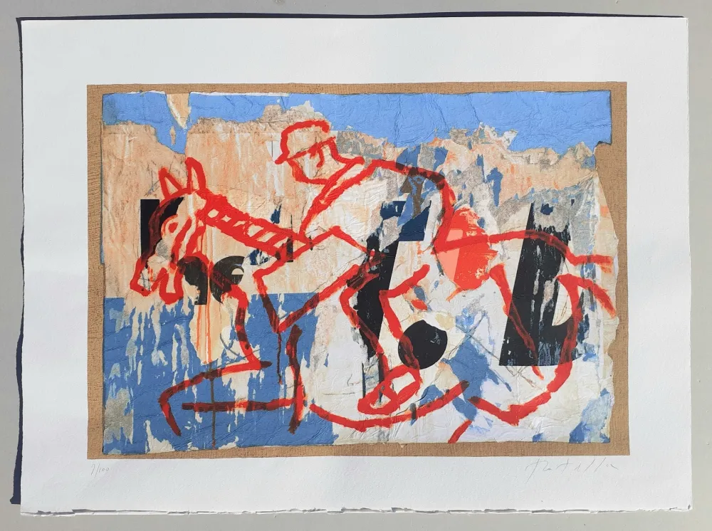 Screenprint Rotella - Primo Futurismo