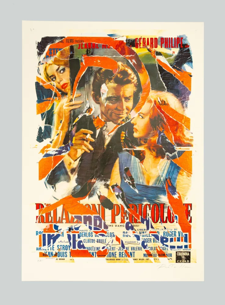 Screenprint Rotella - Relazioni pericolose