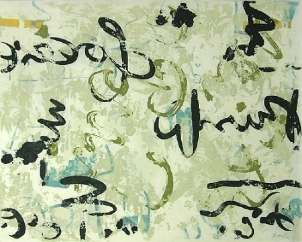 Lithograph Rotella - Senza titolo