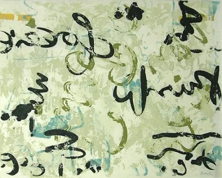 Lithograph Rotella - Senza titolo