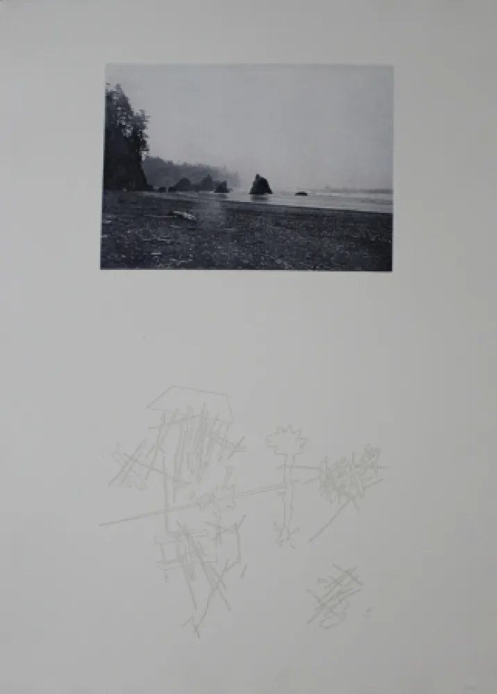 Screenprint Roth - Strand / Beach