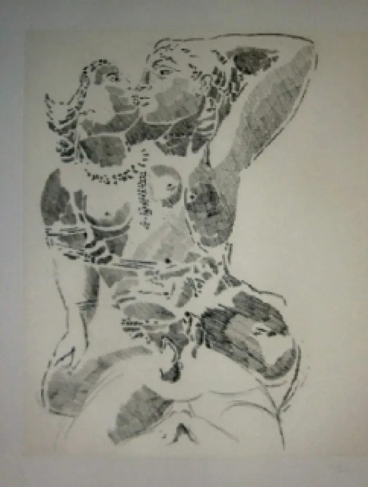 Etching And Aquatint Rouan  - Effacer la Notion 1