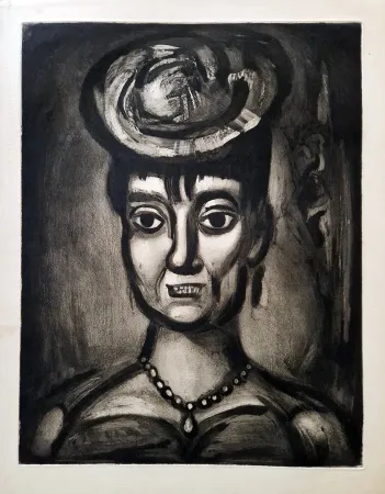 Etching And Aquatint Rouault - Femme affranchie è quatorze heures chante midi