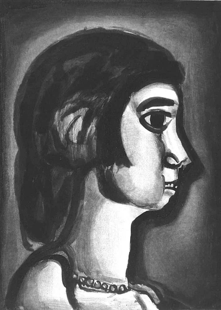 Etching And Aquatint Rouault - Fille dite de joie
