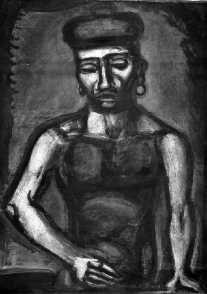 Etching And Aquatint Rouault - Jean-François jamais ne chante Alleluia