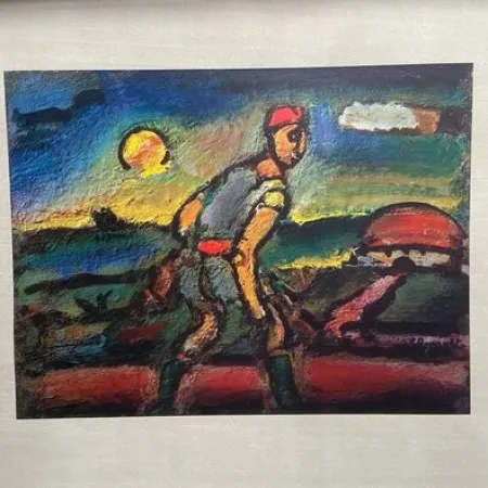 Rotogravure Rouault - Le fugitif