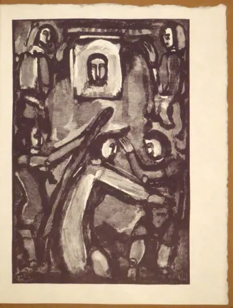 Woodcut Rouault - Originalholzschnitt zur 