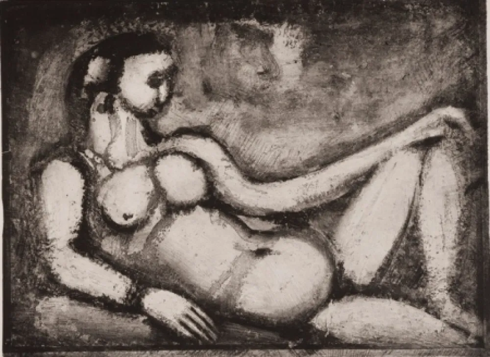 Aquatint Rouault - Remords Posthume