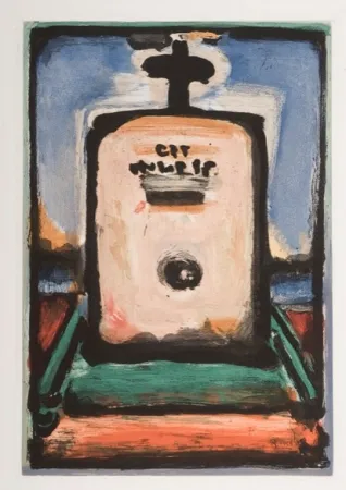 Aquatint Rouault - Tombeau