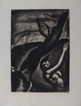 Etching And Aquatint Rouault - Tomorrow will be nice, said the shipwreck