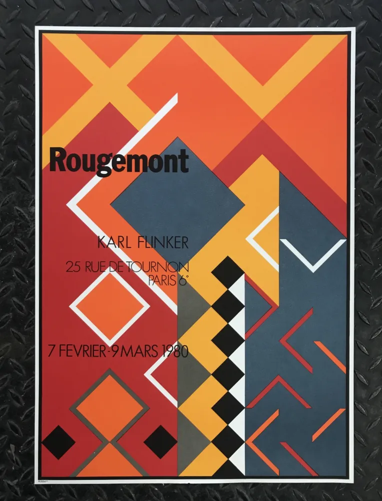 Poster Rougemont (De) - Galerie Karl Flinker