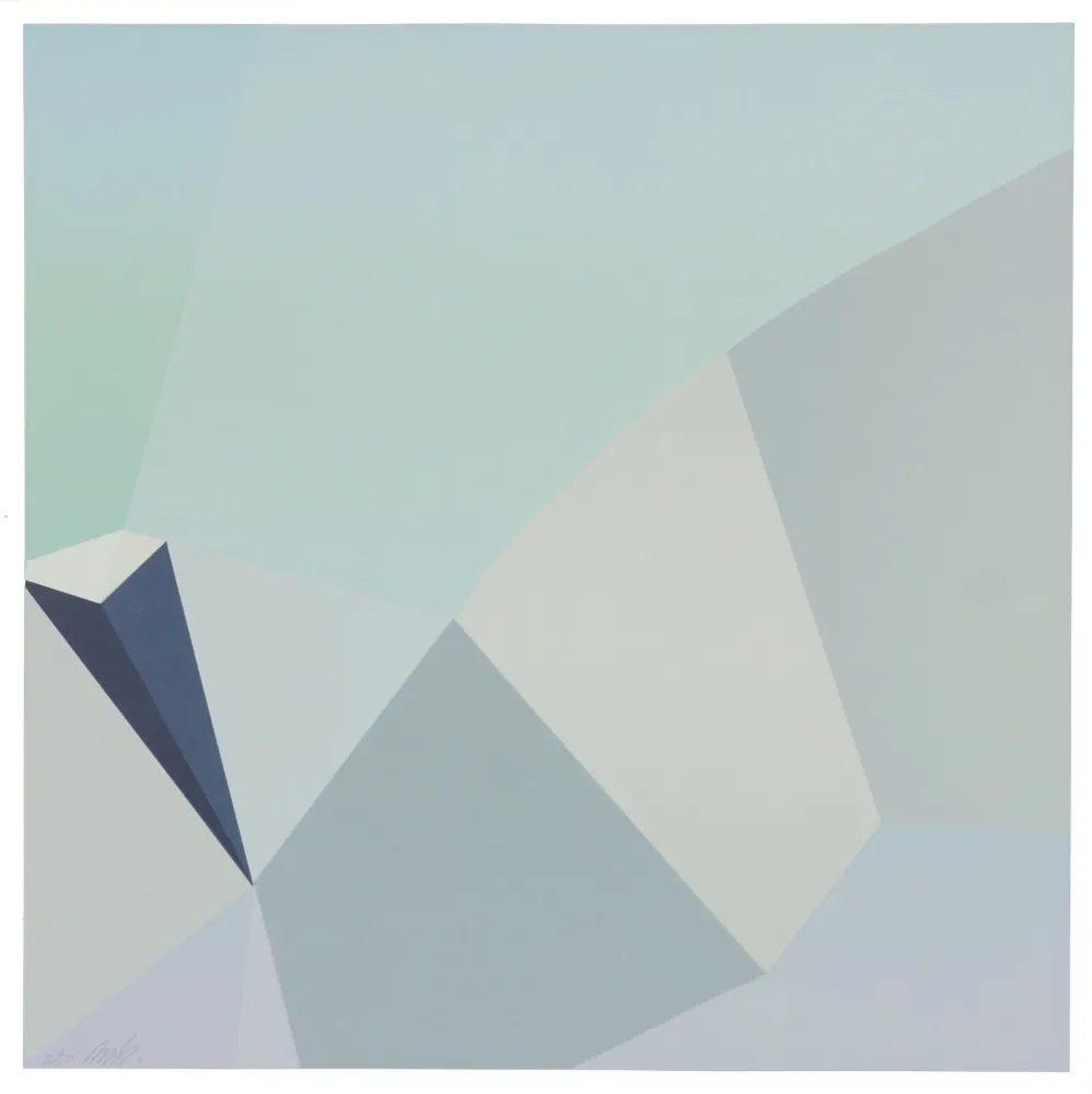 Lithograph Roussopolos - Sans titre 