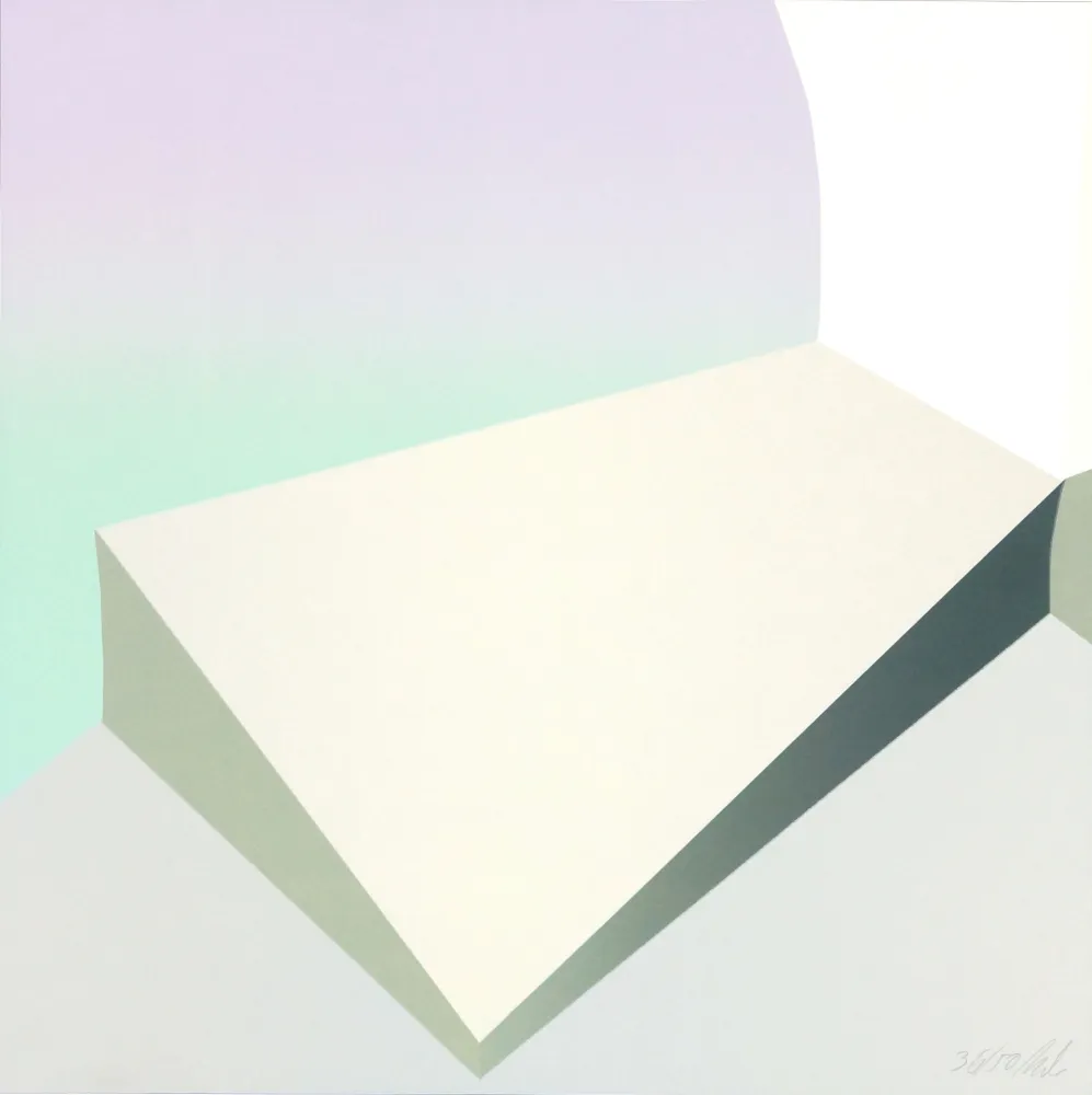 Lithograph Roussopolos - Sans titre 