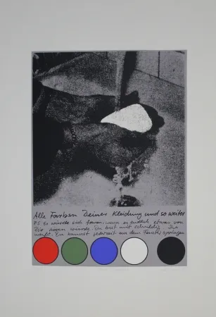 Screenprint Rühmann - Scharfe Überlegung