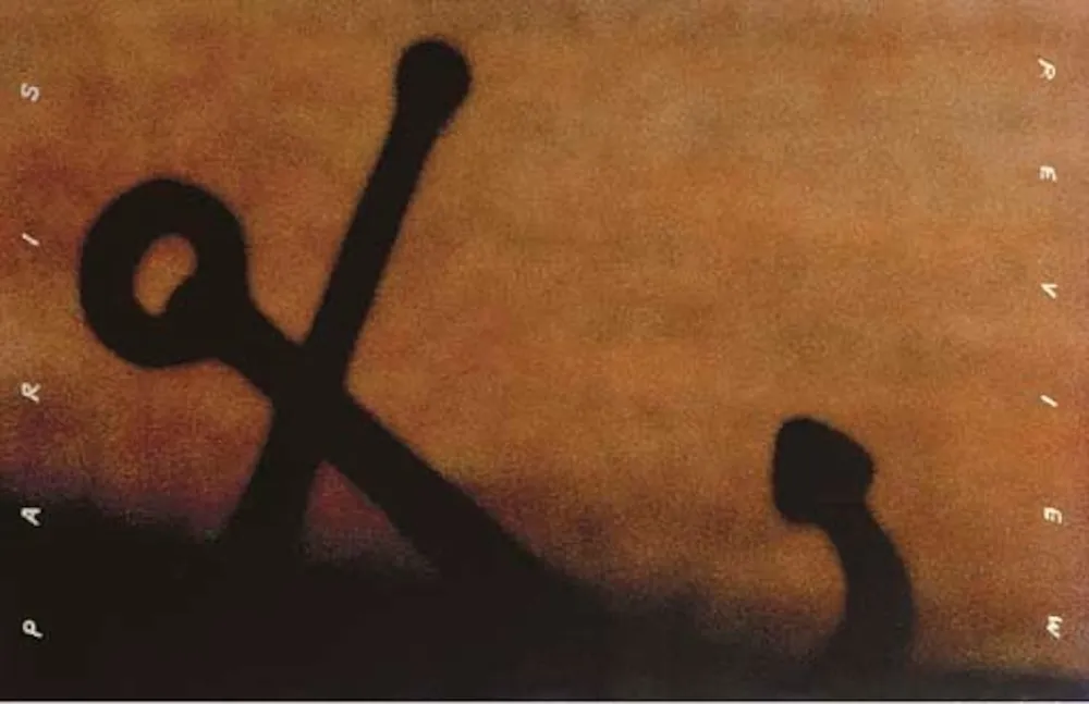 Lithograph Ruscha - Anchor in the Sand (Paris Review)