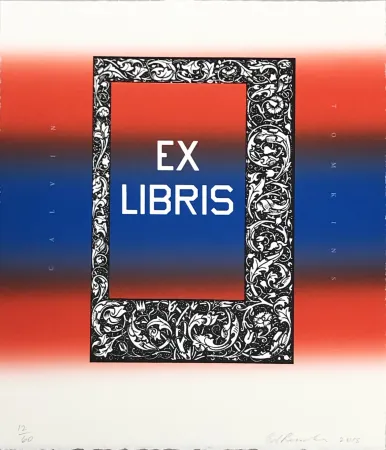 Lithograph Ruscha - Ex Libris