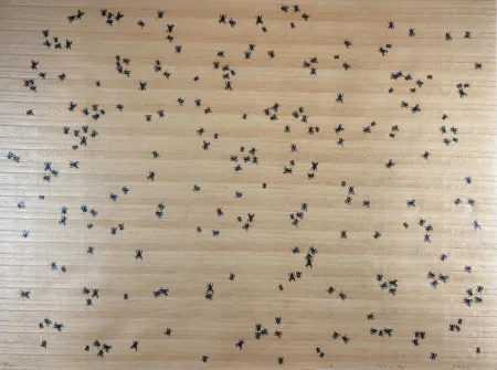 Screenprint Ruscha - Flies from the Insects Portfolio