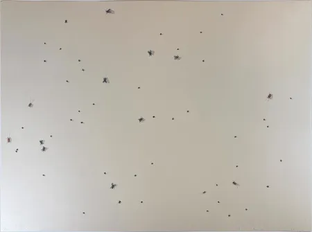 Screenprint Ruscha - Pearl Dust Combination from the Insects Portfolio